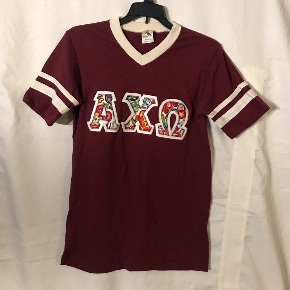 Flower varsity letters axo- alpha chi omega